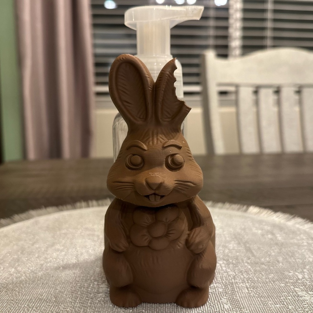 Chocolate Bunny Soap Holder for Bath & Body Works Bottles